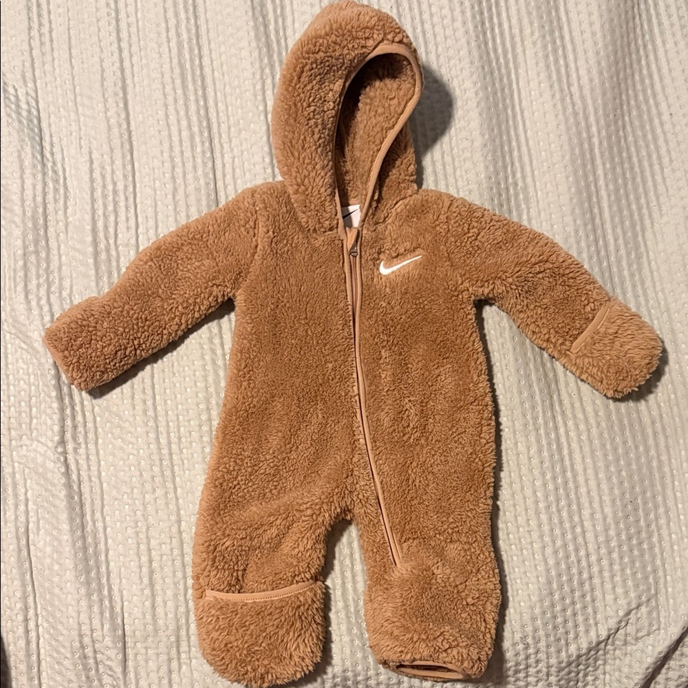 Nike Cozy Brown Baby Footie